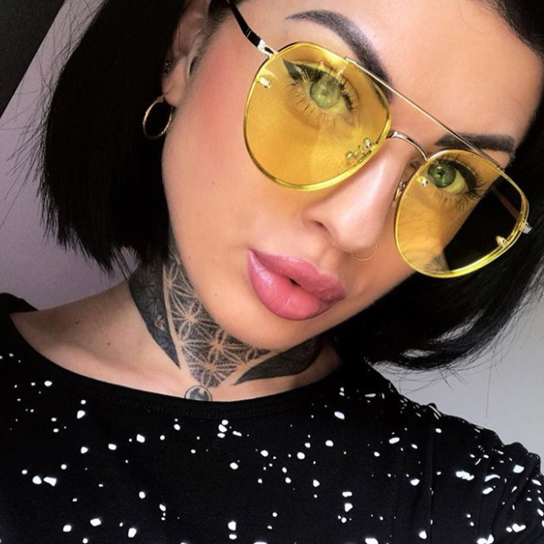 Silver sales lens sunglasses